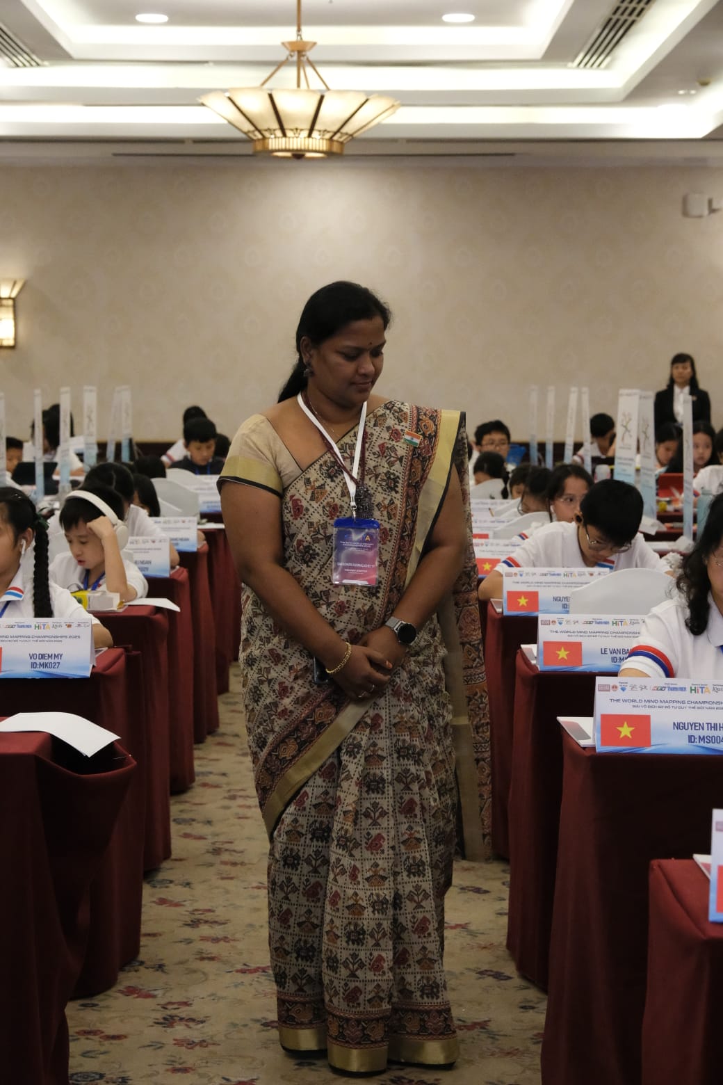 Formal memory training championship event hall